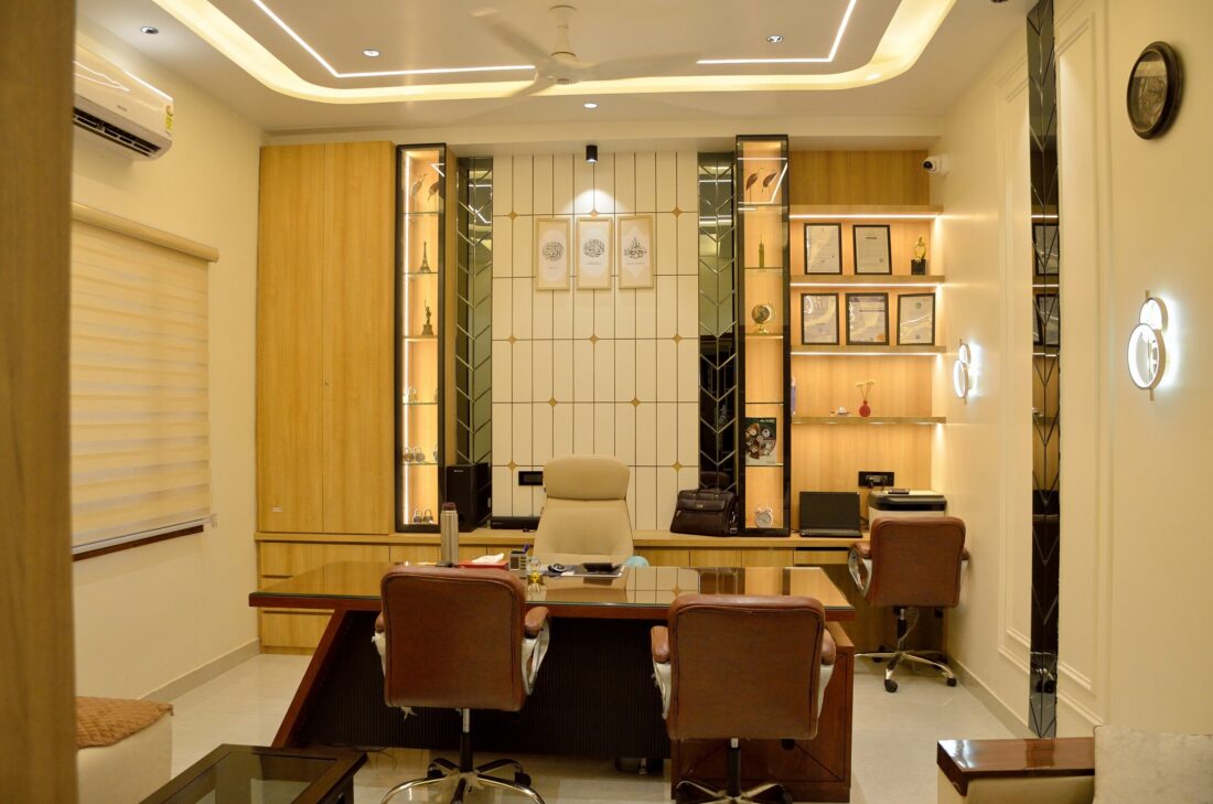 The Gusto Locks office, where dealers and buyers are received